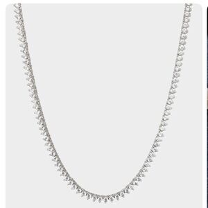 cupcakes & cashmere Hyacinth Teardrop Tennis Necklace